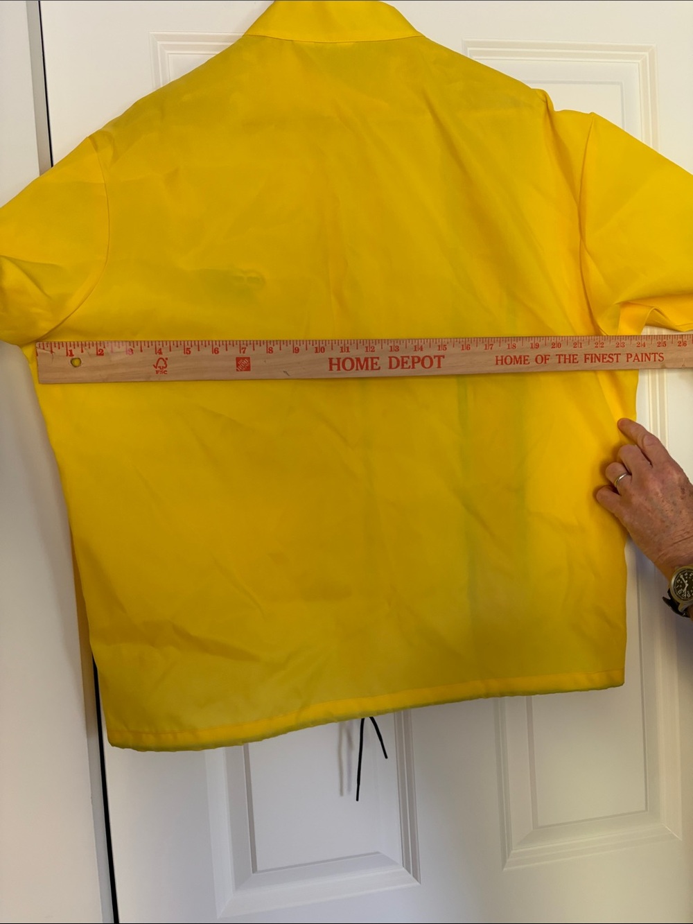 Yellow Racing-Stripe Windbreaker Jacket - Picture 9 of 10